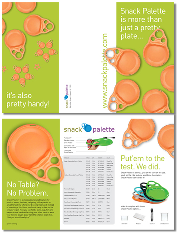 Snack Palette brochure design