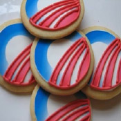 obama logo on cookies