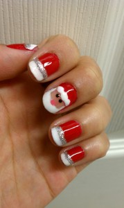 santa nails