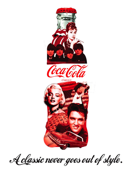 Red in Design coke bottle