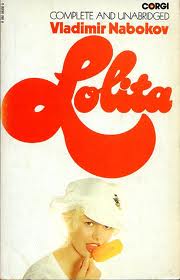 Lolita 1960s book cover design