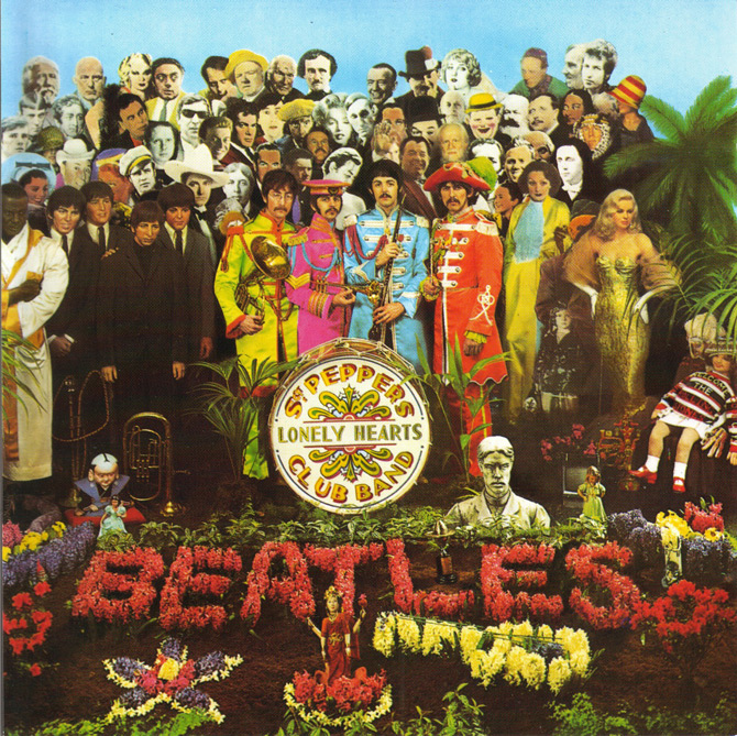 Beatles Album Cover Art for Sergeant pepper