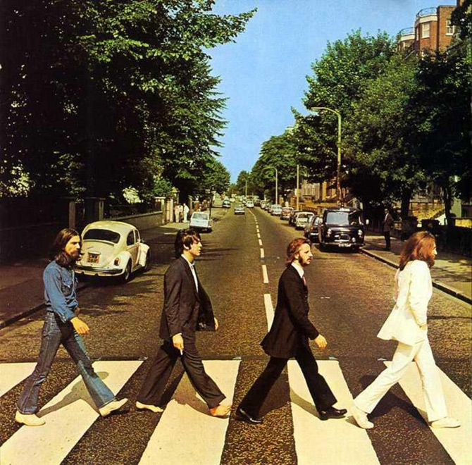 Beatles Abby Road album cover art