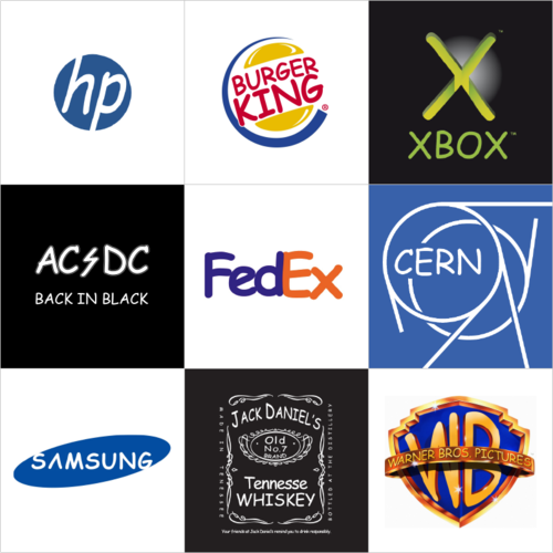 Comic Sans playfully used on famous logos