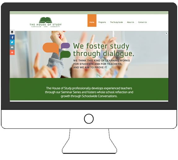 House-of-Study- responsive website design home page