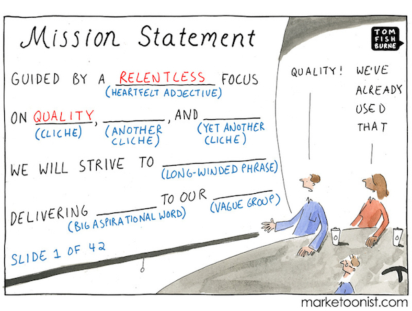 Mission-Statement Cartoon