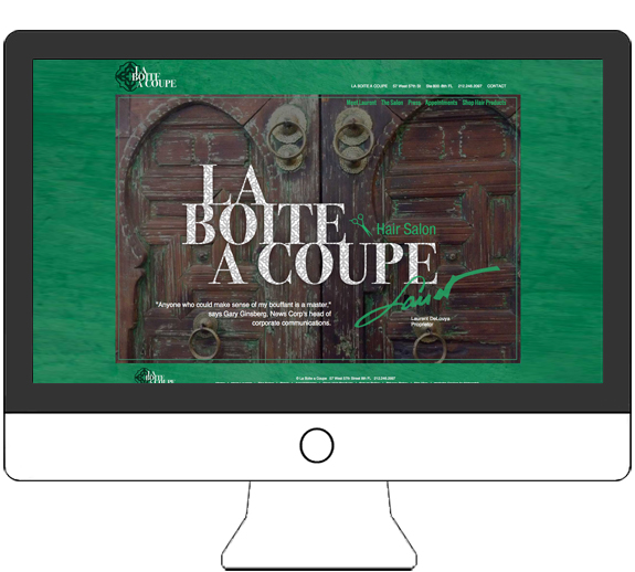 La Boite A Coupe Brand and Website Design