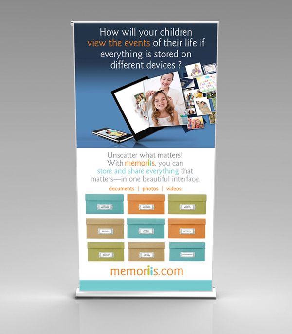 Memoriis-Trade-Show-Banner Design