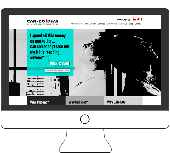 Can-do-Ideas-Website Design Home-page-on-desktop