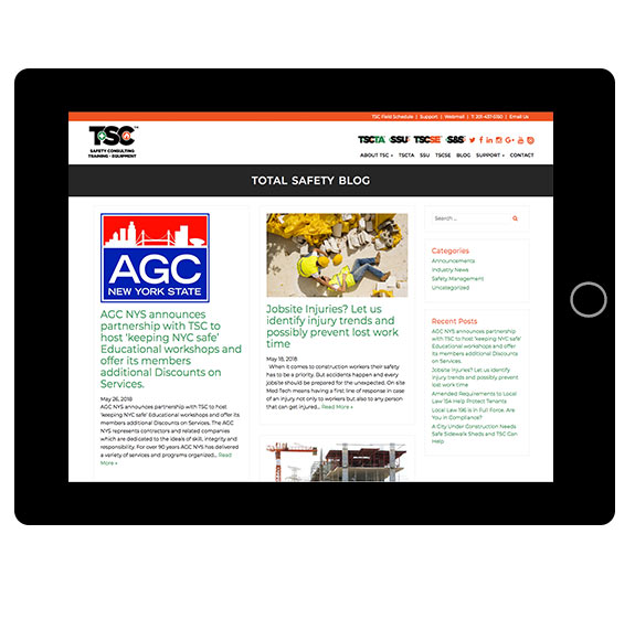 Blog-design-TSC-on-Ipad