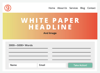 Types of Page Content White Paper Diagram